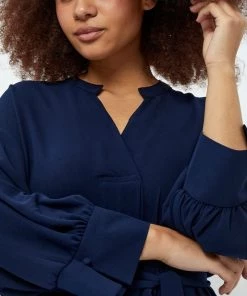 PEPPERCORN Femme Robe De Jour Dress Blue -Promos PEPPERCORN Magasin c976ff8abc404cd1af43a70bfa2bdf28