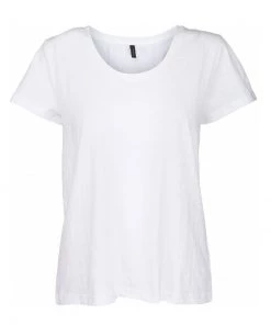 PEPPERCORN Femme MICHELLE TEE T Shirt Basique White -Promos PEPPERCORN Magasin c9a29e740fe54c3582c2dbb901eef998
