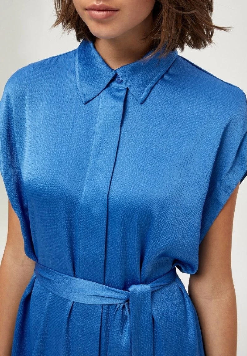 PEPPERCORN Femme ELOTTA Robe Chemise Nebulas Blue 4 PEPPERCORN Femme ELOTTA Robe Chemise Nebulas Blue – Image 4