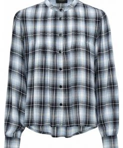 PEPPERCORN Femme JEMINA Blouse Faded Denim Ch -Promos PEPPERCORN Magasin cba215afb7fb43b7a64d13209a89c925