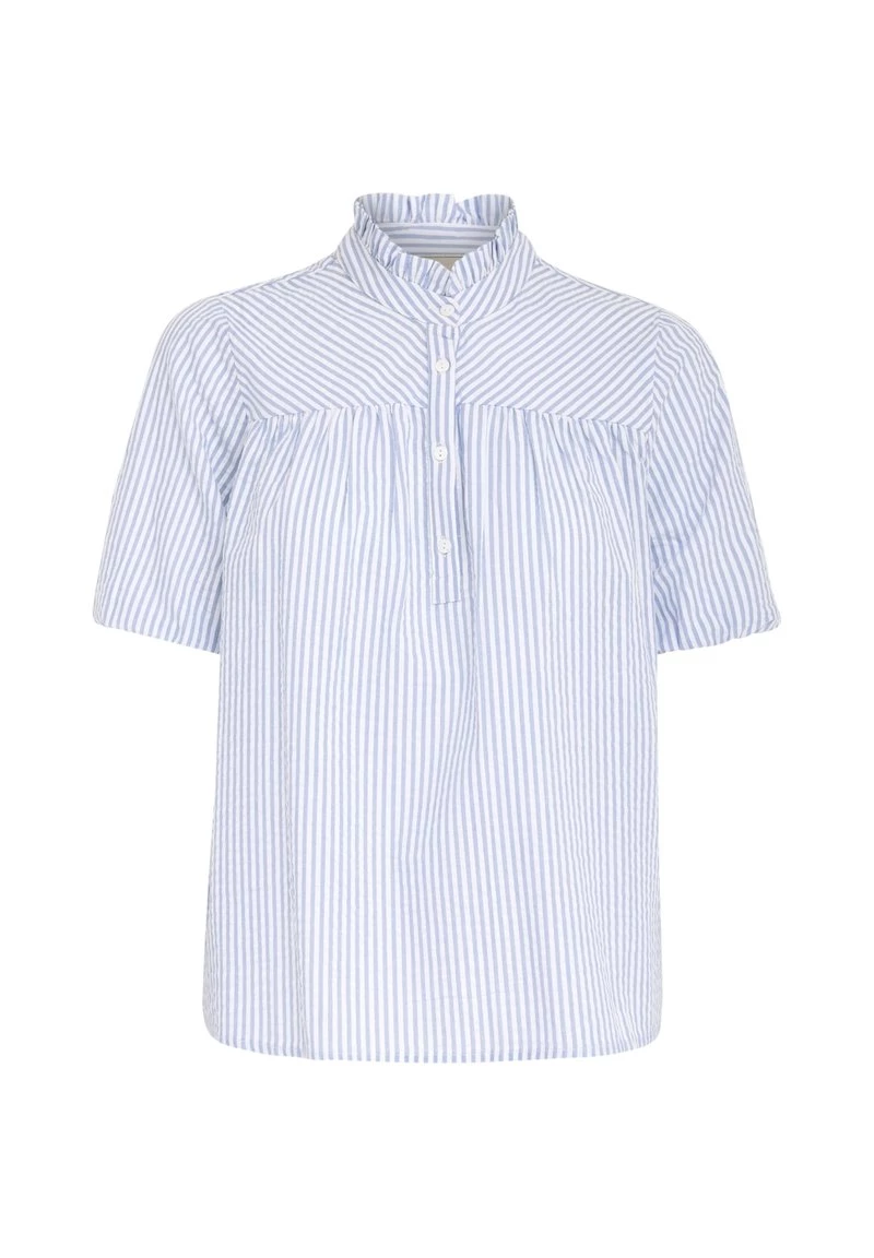 PEPPERCORN Femme ELAINE Blouse Skyway Blue Striped 5 PEPPERCORN Femme ELAINE Blouse Skyway Blue Striped – Image 5