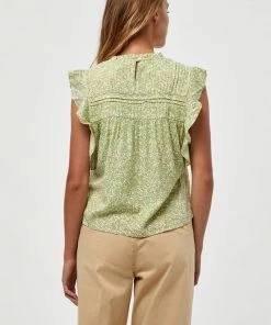 PEPPERCORN Femme DORA Blouse Opaline Green -Promos PEPPERCORN Magasin ccb33458fb594d76b2108aaa51ddb127