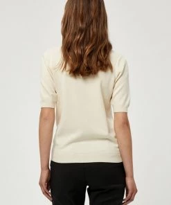 PEPPERCORN Femme SHORT SLEEVE T Shirt Basique Seedpearl Cream -Promos PEPPERCORN Magasin cfb842f59391483cbc5a01beff70d012