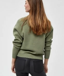 PEPPERCORN ROSALIA Pullover Oil Green Femme 7 PEPPERCORN ROSALIA Pullover Oil Green Femme -Promos PEPPERCORN Magasin d0001f06edd7416696900711590e133e