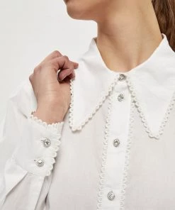 PEPPERCORN Femme Chemisier White -Promos PEPPERCORN Magasin d062bb9a0f654d4e82889049eb1a1d91