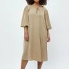 PEPPERCORN Femme Robe De Jour Ermine Brown