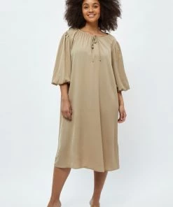PEPPERCORN Femme Robe De Jour Ermine Brown