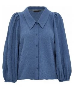 PEPPERCORN Chemisier Blue Horizon Femme -Promos PEPPERCORN Magasin d1f06f22ffde45bc97bd7568173ed9a0