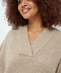 PEPPERCORN Femme PENELOPE Pullover Gray Morn Melange -Promos PEPPERCORN Magasin d4b26373a70249f6b3863ca5d8a91809