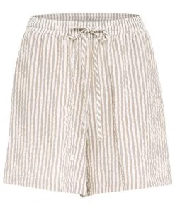 PEPPERCORN ELAINE Short Warm Sand Stripe Femme -Promos PEPPERCORN Magasin d9b23c24ad204d39808c30029b96c856