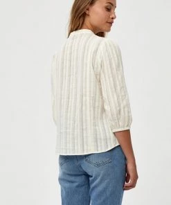 PEPPERCORN DANA Chemisier Ant White Femme -Promos PEPPERCORN Magasin db7055640fe34a87a1f7bbe699eedf22