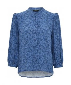 PEPPERCORN Femme CADY LISSI Blouse Star Sapphire Blue Print -Promos PEPPERCORN Magasin dbe84f56a0294bfe8fbbfb86d9f68916
