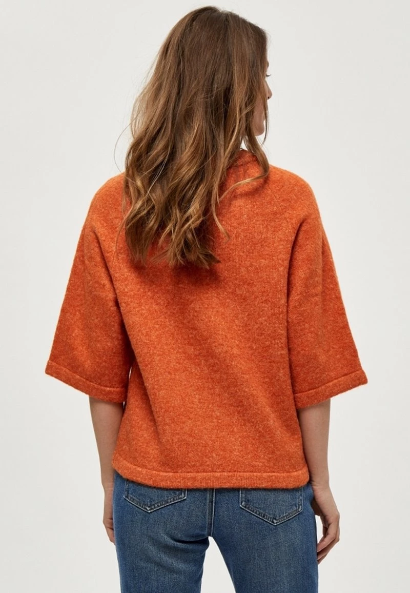 PEPPERCORN PENELOPE Pullover Apricot Orange Melange Femme 3 PEPPERCORN PENELOPE Pullover Apricot Orange Melange Femme – Image 3