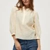 PEPPERCORN CLARA LISSI Blouse Seedpearl Cream Femme