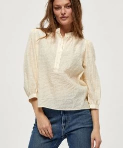 PEPPERCORN CLARA LISSI Blouse Seedpearl Cream Femme