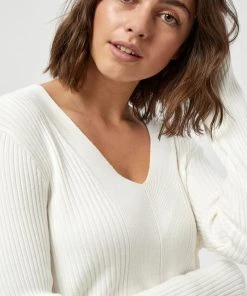 PEPPERCORN TANA Pullover Cloud Dancer Femme -Promos PEPPERCORN Magasin dc719a1bc05f438bb679fc46430200fb