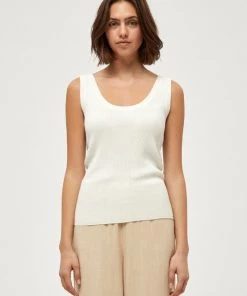 PEPPERCORN TANA Débardeur Cloud Dancer Femme