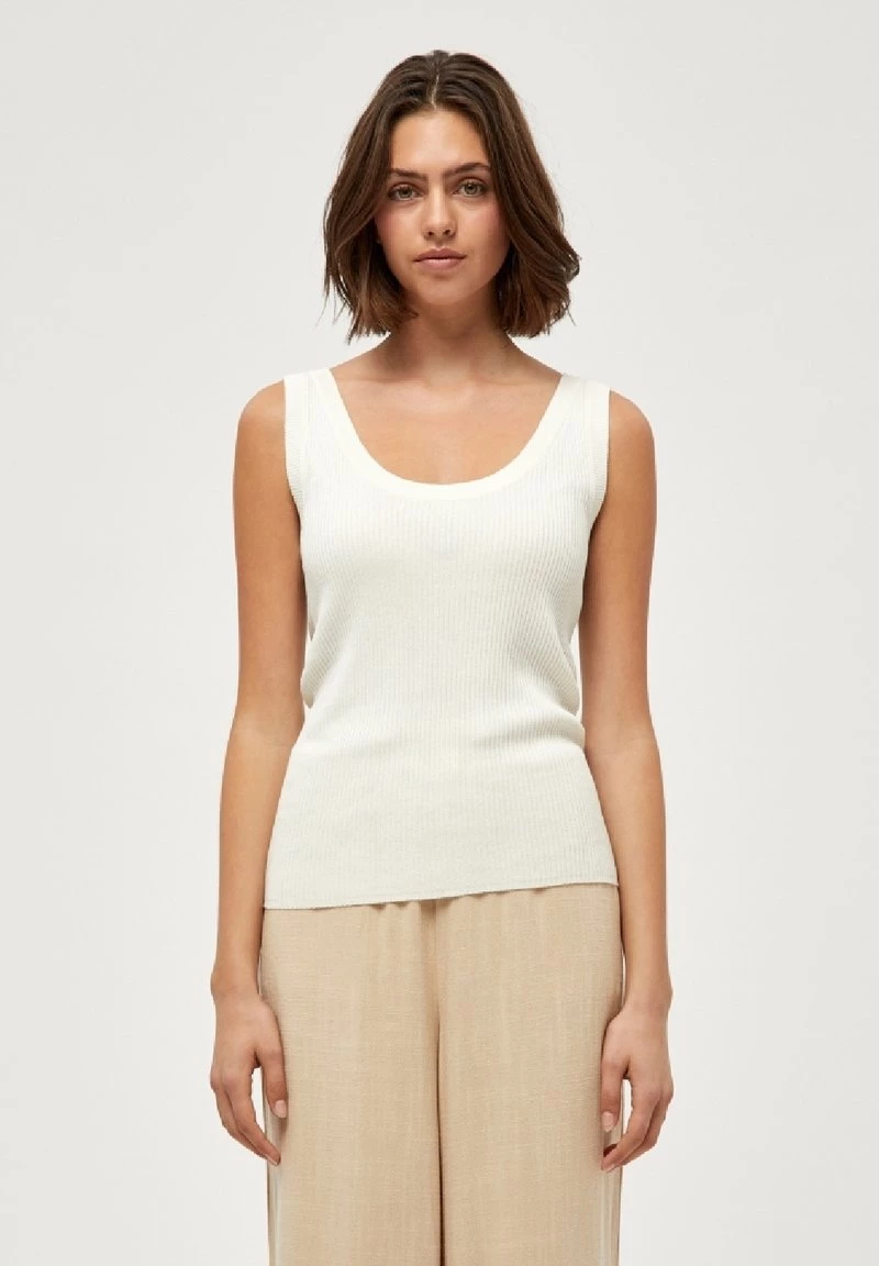 PEPPERCORN TANA Débardeur Cloud Dancer Femme 1 PEPPERCORN TANA Débardeur Cloud Dancer Femme