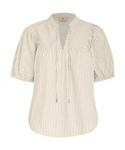 PEPPERCORN Femme EMALA Blouse Almond Milk Striped -Promos PEPPERCORN Magasin de8c11cbc1094a06bc0873d53f92b21c
