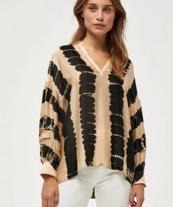 PEPPERCORN DIONA Blouse Warm Sand Pr Femme