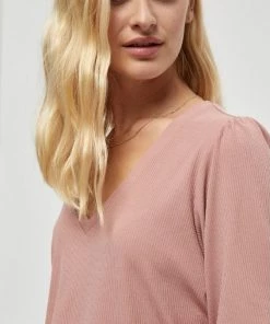 PEPPERCORN V NECK T Shirt Basique Ash Rose Femme 8 PEPPERCORN V NECK T Shirt Basique Ash Rose Femme -Promos PEPPERCORN Magasin dff4a5fb312a40bd97e4ff1e2134eb7f