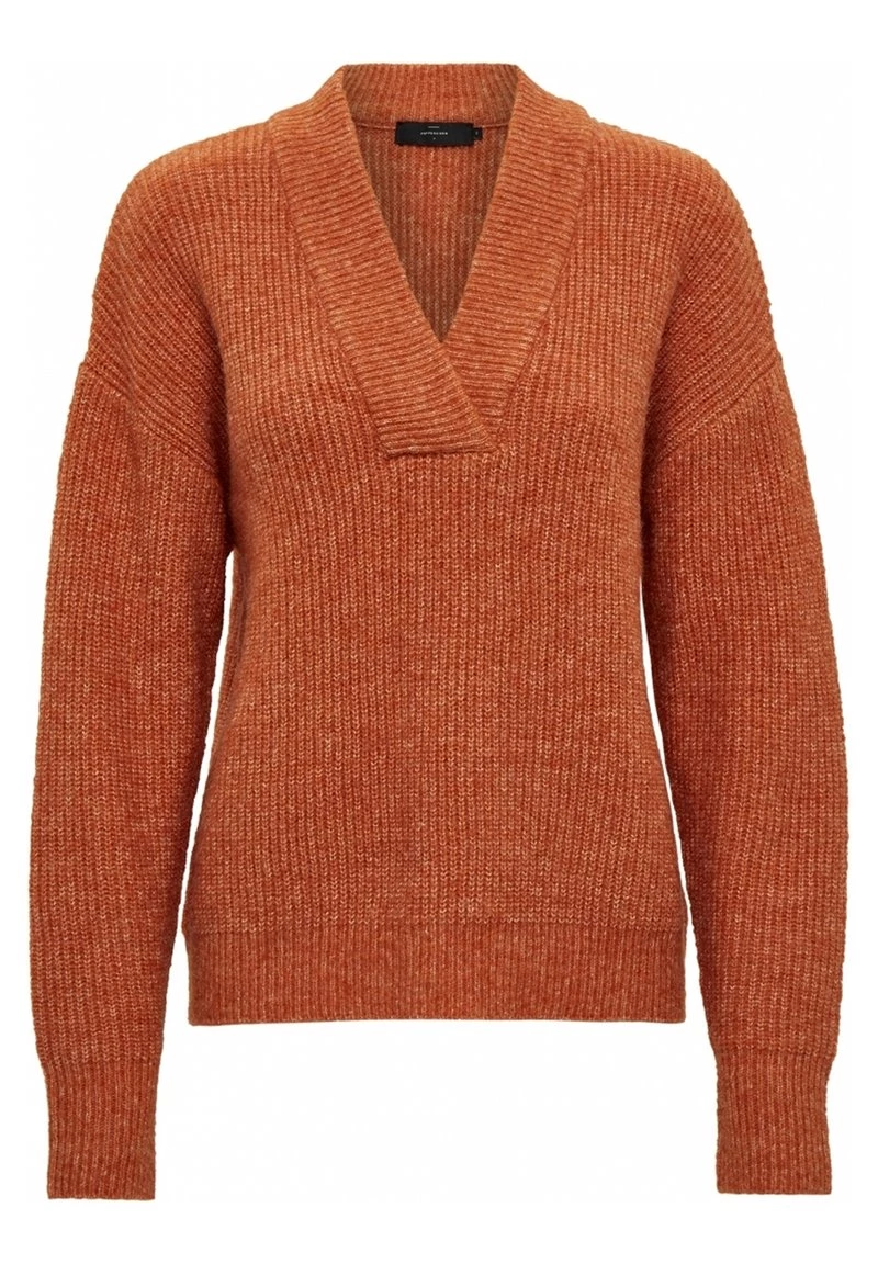 PEPPERCORN Pullover Apricot Orange Melange Femme 5 PEPPERCORN Pullover Apricot Orange Melange Femme – Image 5