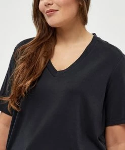 PEPPERCORN PHILINA CURVE T Shirt Basique Black Femme 7 PEPPERCORN PHILINA CURVE T Shirt Basique Black Femme -Promos PEPPERCORN Magasin e08bb8fcb00340679d54621c8acddb48