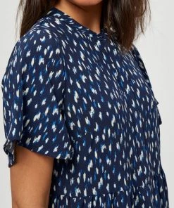 PEPPERCORN GEMMA SOPHIA Robe De Jour D Blue P Femme -Promos PEPPERCORN Magasin e0c209571c2d45bba70a59044624307b