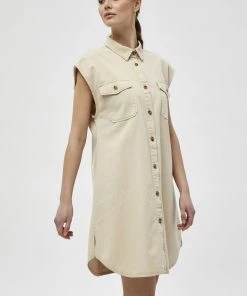 PEPPERCORN Femme MELINA Veste Sans Manches Wood Ash