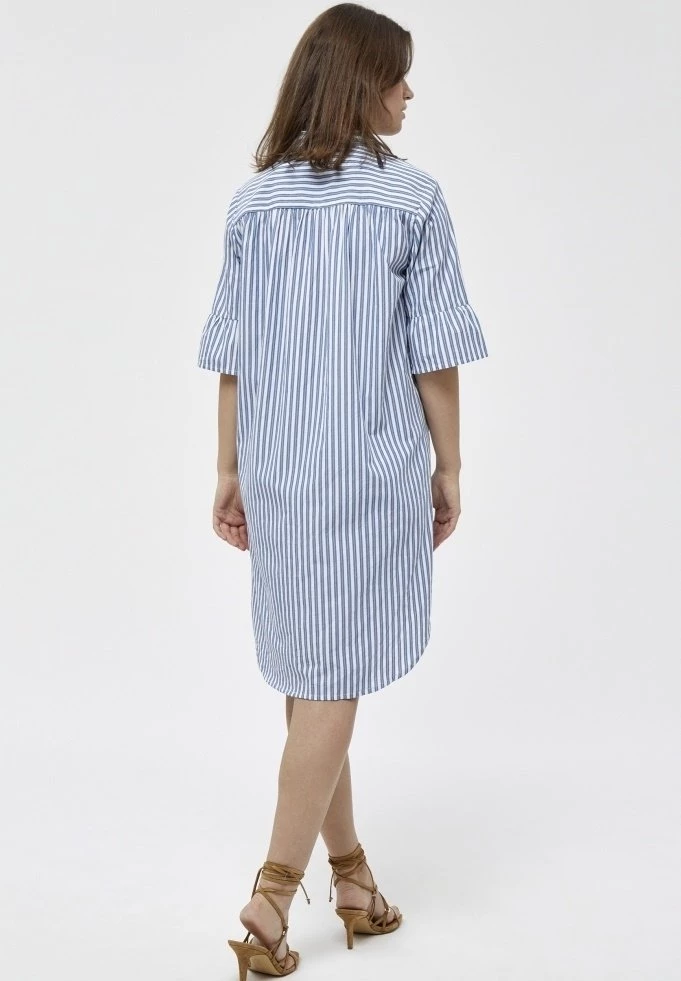 PEPPERCORN Femme RAMIS Robe Chemise Midblue 3 PEPPERCORN Femme RAMIS Robe Chemise Midblue – Image 3