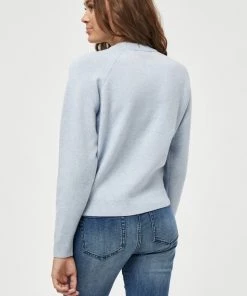 PEPPERCORN Femme ROSALIA Pullover Skyway Blue Melange -Promos PEPPERCORN Magasin e47b7ac6f2ed4c759c1d11f7da3fa88b