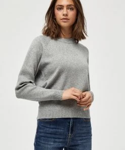 PEPPERCORN Femme ROSALIA Pullover Light Grey Mel