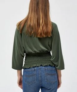 PEPPERCORN LANA T Shirt à Manches Longues Duffel Bag Green Femme -Promos PEPPERCORN Magasin e68f764f1b754ffd9a5e65b24f0f7b54