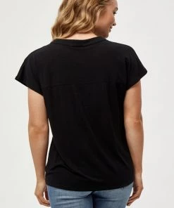PEPPERCORN ROSALINDA T Shirt Basique Black Femme -Promos PEPPERCORN Magasin e70cb318c3ad49aea58a7b913fdc9b99