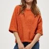 PEPPERCORN PENELOPE Pullover Apricot Orange Melange Femme