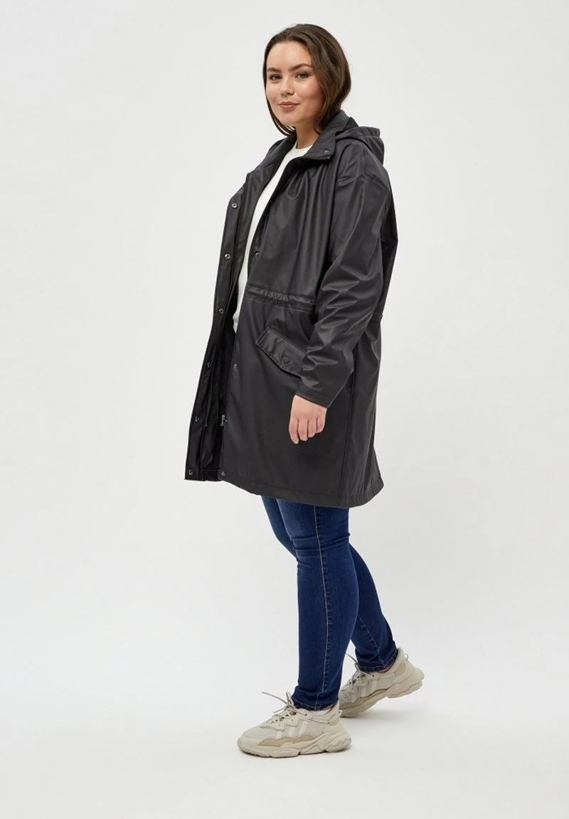 PEPPERCORN Femme CANE CURVE Parka Black 2 PEPPERCORN Femme CANE CURVE Parka Black – Image 2