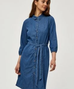 PEPPERCORN Robe En Jean Dark Blue Femme