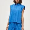 PEPPERCORN Femme THELMA SLEEVELESS Débardeur Nebulas Blue