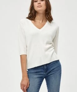 PEPPERCORN Femme TANA T Shirt Basique Cloud Dancer