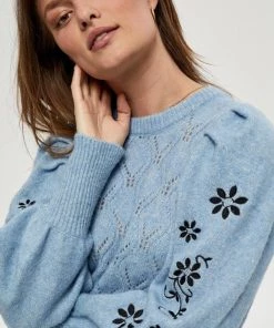 PEPPERCORN PENELOPE Pullover Dusk Blue Melange Femme 6 PEPPERCORN PENELOPE Pullover Dusk Blue Melange Femme -Promos PEPPERCORN Magasin ea44b1a6aaa3408586b908ac2639ae7e