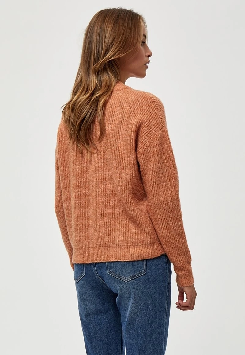 PEPPERCORN Femme Pullover Toasted Nut Melange 3 PEPPERCORN Femme Pullover Toasted Nut Melange – Image 3