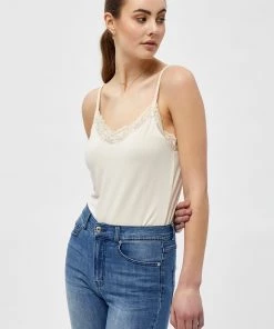 PEPPERCORN ROSALINDA Débardeur Gardenia Femme