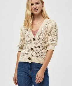 PEPPERCORN EDYN Gilet Seedpearl Cream Femme