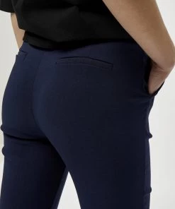 PEPPERCORN Femme SOMI Pantalon Classique Dress Blue -Promos PEPPERCORN Magasin ecfb42ccef6b4db59e7d43a60e737401