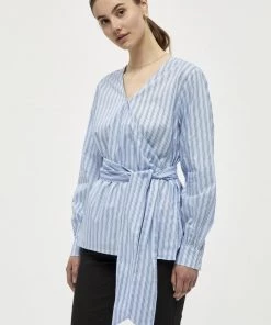 PEPPERCORN Blouse Light Blue Femme