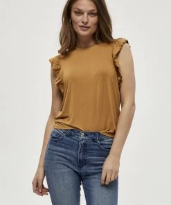 PEPPERCORN MARIELLA T Shirt Imprimé Medal Bronze Femme