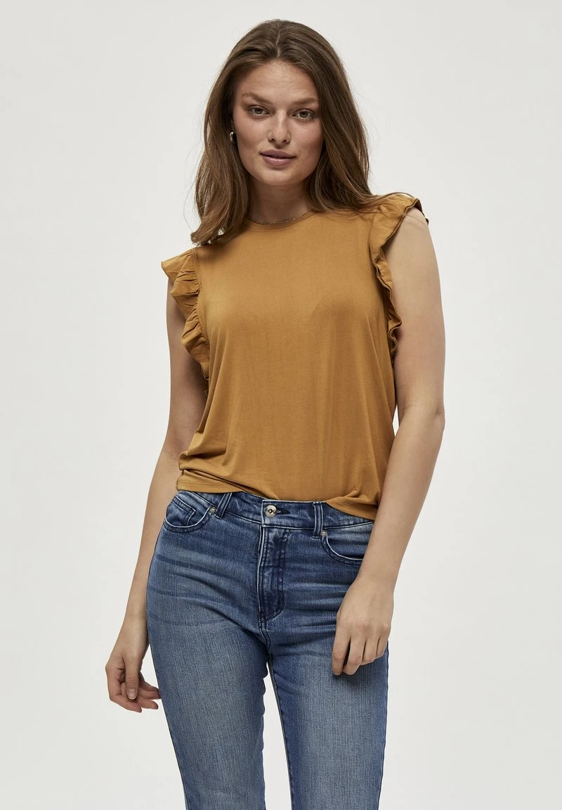 PEPPERCORN MARIELLA T Shirt Imprimé Medal Bronze Femme 1 PEPPERCORN MARIELLA T Shirt Imprimé Medal Bronze Femme