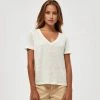 PEPPERCORN DICTE T Shirt Basique White Femme