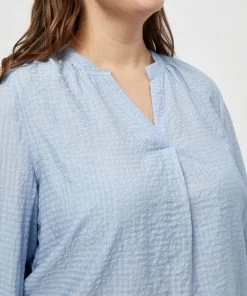 PEPPERCORN CLARA Blouse Dusk Blue Femme 7 PEPPERCORN CLARA Blouse Dusk Blue Femme -Promos PEPPERCORN Magasin ee1e8408f4ae44da964ddce7f0957ac8