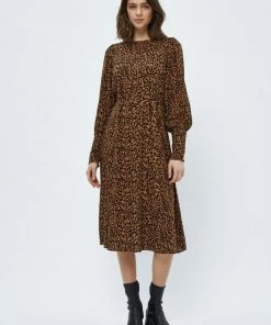 PEPPERCORN Femme JULIANNA Robe De Jour Toffee Print